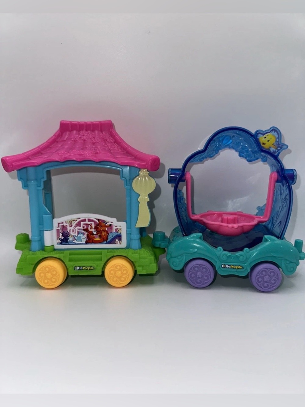 Fisher-Price Little People Disney Princess Parade Mulan & Ariel FLOAT ONLY